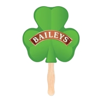 Shamrock-shaped hand fan with a handle.... from ASI 98360 WOWLine / WOWLine®