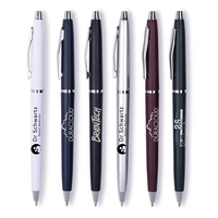 Prince twist-action pen made of plastic with gold trim for a... from ASI...