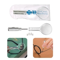 Eyeglass repair kit which includes magnifier, screws and tool.... from ASI...