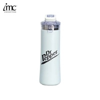 23 Oz Stainless Steel Flip-Top Lid Sport Bottle