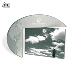 Futura Shapes Globe Double-Sided Aluminum Photo Frame 4"x6"