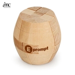 Barrel-Shaped Solid Wooden Puzzle for Challenging Fun