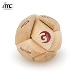 Round-Shaped Solid Wooden Puzzle for Challenging Fun