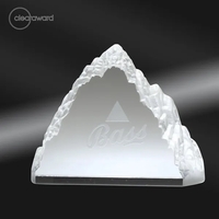 Clearaward Mountain Peak Optical Crystal Achievement Award