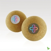 Weighted Cork Ball - Customizable Desk Accessory