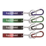 Jumbo Size Plain Bottle Opener w/ Key Chain & Carabiner