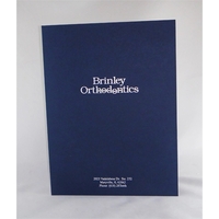 The 9" x 12" linen presentation folder is perfect for conferences... from ASI...