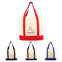 Deluxe Zippered Cotton Canvas Tote Bag... from ASI 39820 Opusline (Benmex) /...