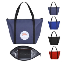 14" x 9" x 6" non-woven polypropylene cooler tote with foil... from ASI 37980...