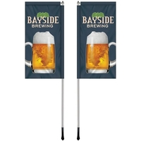 2.5' x 5' Custom Double Sided Windchaser Flag Kit