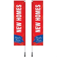 2' x 8' Custom Double Sided Windchaser Flag Kit