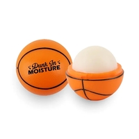 Basketball-shaped container filled with SPF15 lip moisturizer.... from ASI...