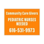 18" x 24" Yard Sign Corrugated Plastic