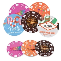Professional poker chips made of durable ceramic composite.... from ASI 57655...