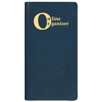 Online organizer with continental vinyl cover 16 pages... from ASI 76575...