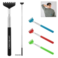 Stainless steel back scratcher with extendable design and PVC handle.... from...