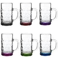 Dimple design beer mug, 40.5 oz. plus 1 color silkscreen imprint... from ASI...