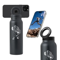 Magnetic insulated water bottle, phone stand and tripod all in one.... from...