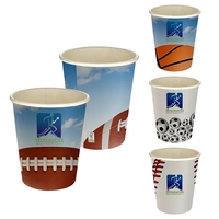 5 oz Full Color Sporty Paper Cup... from ASI 30208 A P Specialties / AP...
