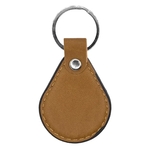 Faux Leather Keyring Teardrop