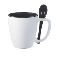 Double wall insulated mug with spoon, 14 oz. plus 1 color... from ASI 37218...