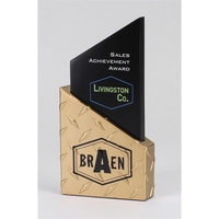 Large wing shape award, with a base. Made from recycled material.... from ASI...