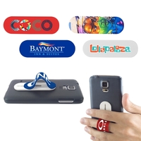 Mobile phone holder with strong adhesive backing that ergonomically contours...