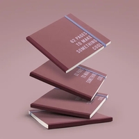 SQUARE NOTEBOOK - LARGE -TAPE - SOLID COVER