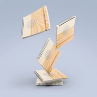 SQUARE NOTEBOOK - LARGE - COIL - SOLID COVER