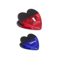 2 3/4" x 2 1/4" plastic heart-shaped clip with a magnet.... from ASI 98360...