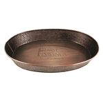 Kingston Hammered Tray in Antique Copper Finish