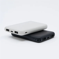 5000mAh Pocket-Sized Mini Portable Power Bank. Features dual USB ports and......