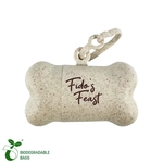 Eco-Friendly Bone Dispenser w/ Compostable Bags - One Color