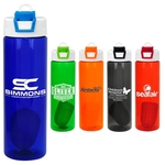 Two Tone Pop Up 24 oz. Colorful Bottle with Floating Infuser