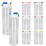 24 OZ. DEBOSSED GRIP POP UP BOTTLE