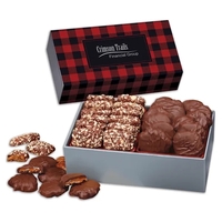 Toffee & Turtles in Gift Box with Red & Black Plaid Sleeve