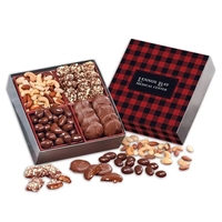 Gift box with a red & black plaid sleeve filled with... from ASI 68680 Maple...