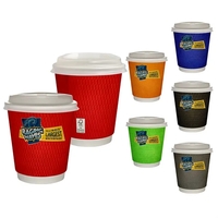 10 oz Full Color Wave Insulated Paper Cup With Lid... from ASI 30208 A P...