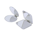 Stainless Steel Folding Compact Makeup Mirror