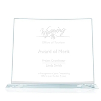 The States of America, each faithfully reproduced in aquashaped jade glass......