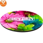 8" Rd 1/4" Thick Full Color Soft Mouse Pad