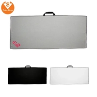 17" x 40" Waffle Caddy Towel w/ Black Loop