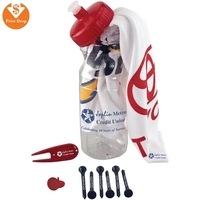 Golf set with a golf towel, 6 tees, divot, 2 ball... from ASI 57653 Gold Bond