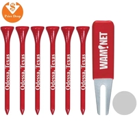 6 Tall Golf Tees/1 Rsgt /1 Pm19 Packaged