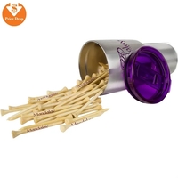 Golf kit with 100 golf tees and 6-ounce vacuum-insulated tumbler.... from ASI...