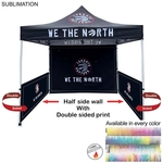 Half Side Wall for 10x10 Tent Kit, Sublimated, Double Sided