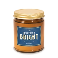 8 oz. Amber Apothecary Jar Candle