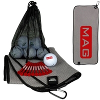 Golf kit with a towel and golf balls.... from ASI 57653 Gold Bond