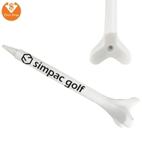 2 3/4" white golf tee with pad printing.... from ASI 57653 Gold Bond