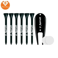 Golf accessories set with 6 tees (2 3/4"), divot tool and... from ASI 57653...